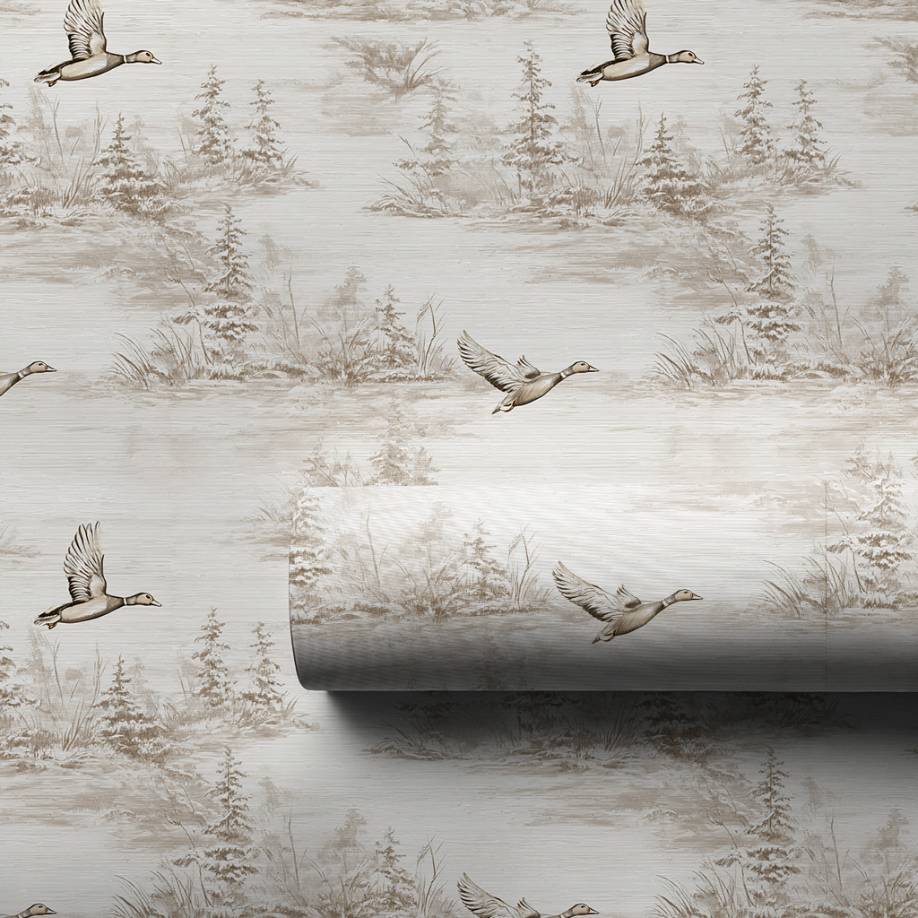 Marshland Mistletoe Wrapping Paper
