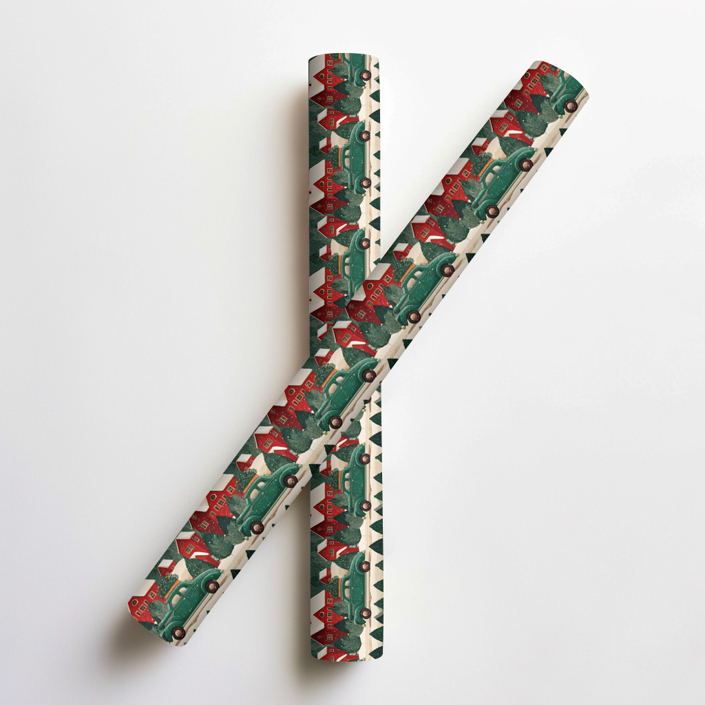 Cherrycane Wrapping Paper