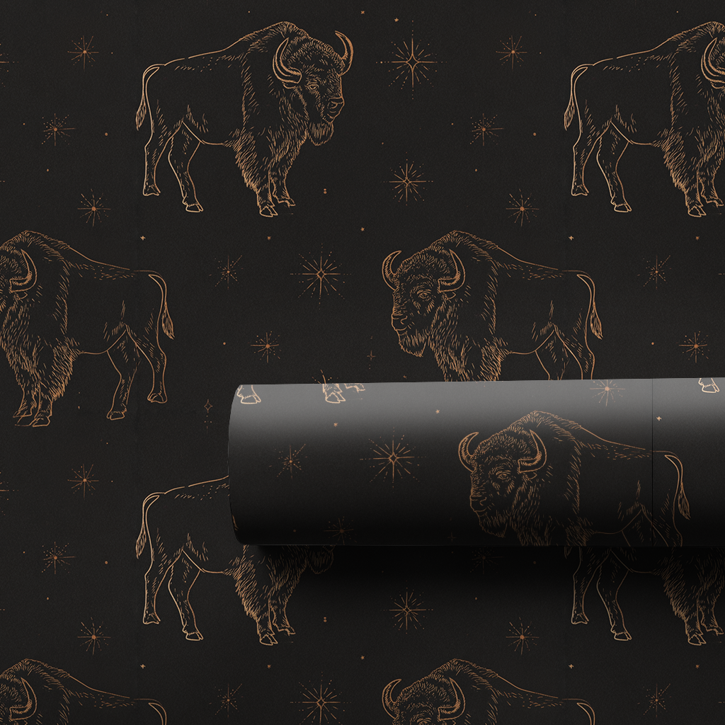 Iron Buffalo Wrapping Paper