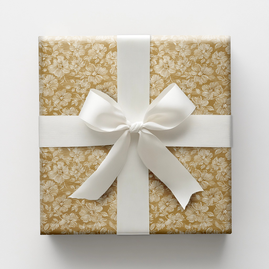 Spotted Yellow Wrapping Paper