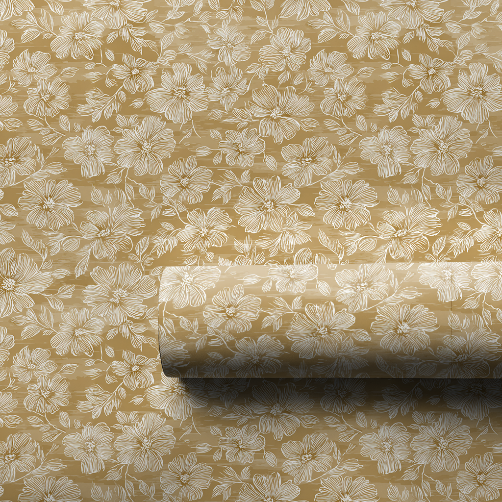 Spotted Yellow Wrapping Paper