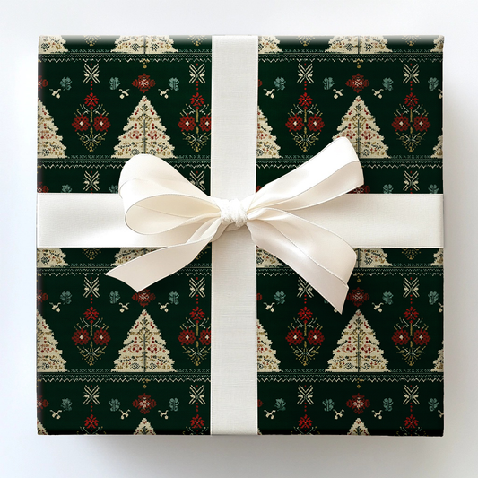 Retro Noel Wrapping Paper
