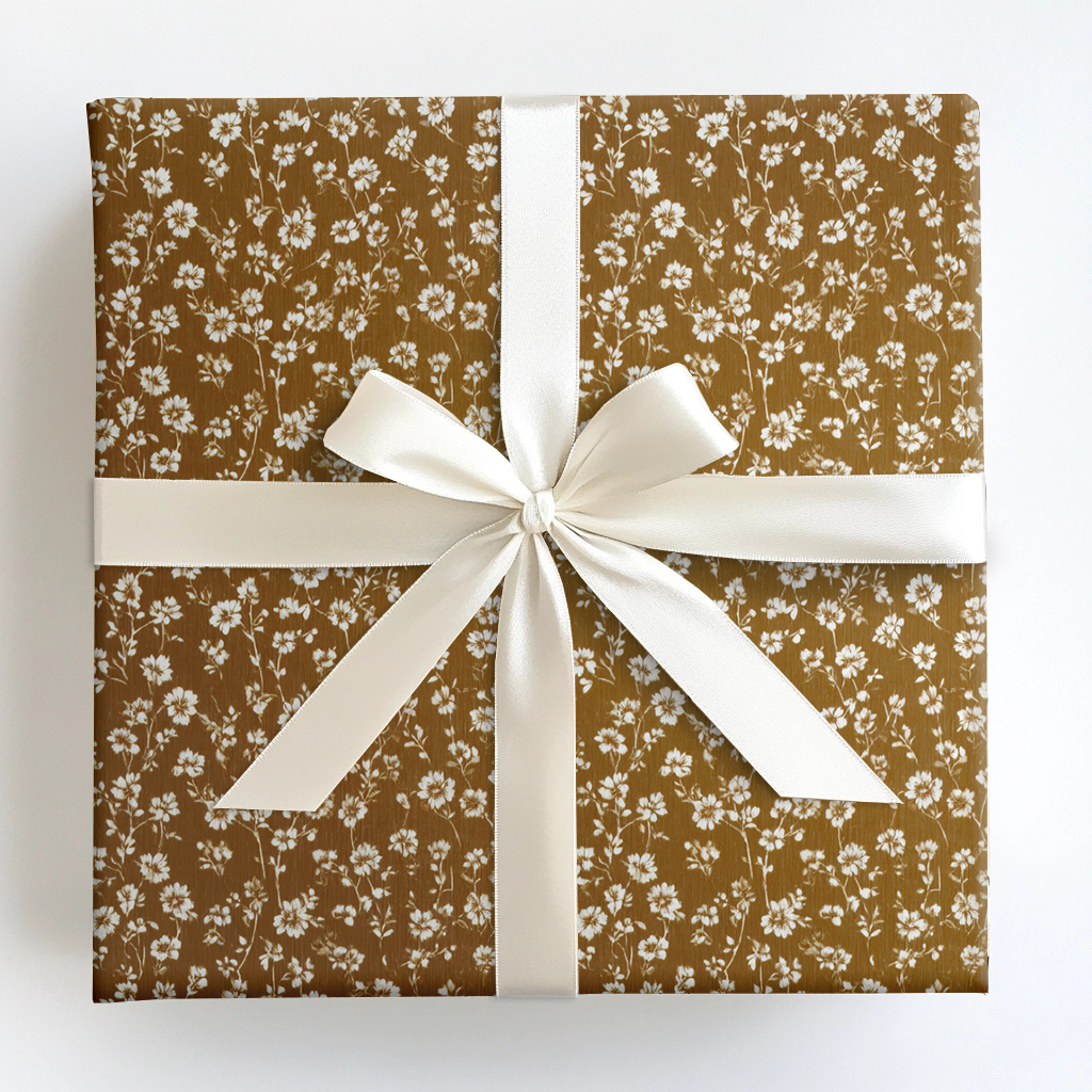 Umber Garden Wrapping Paper