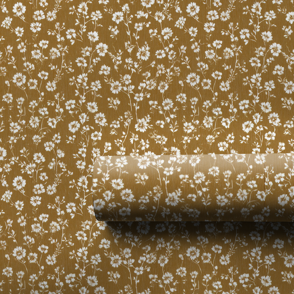 Umber Garden Wrapping Paper
