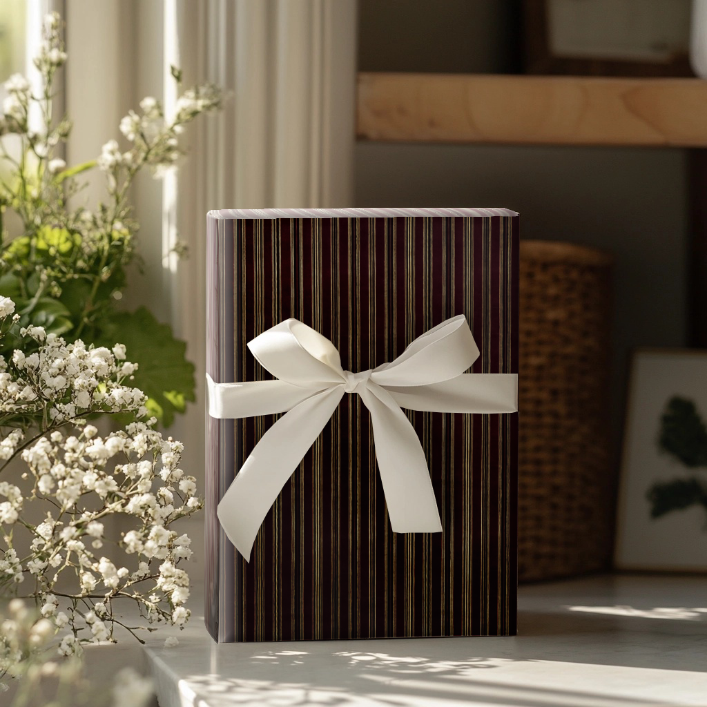 Sunset Stripes Wrapping Paper