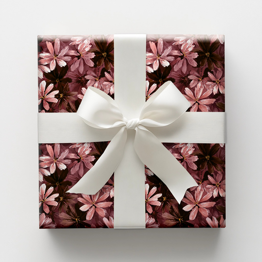 Rose Blush Bloom Wrapping Paper