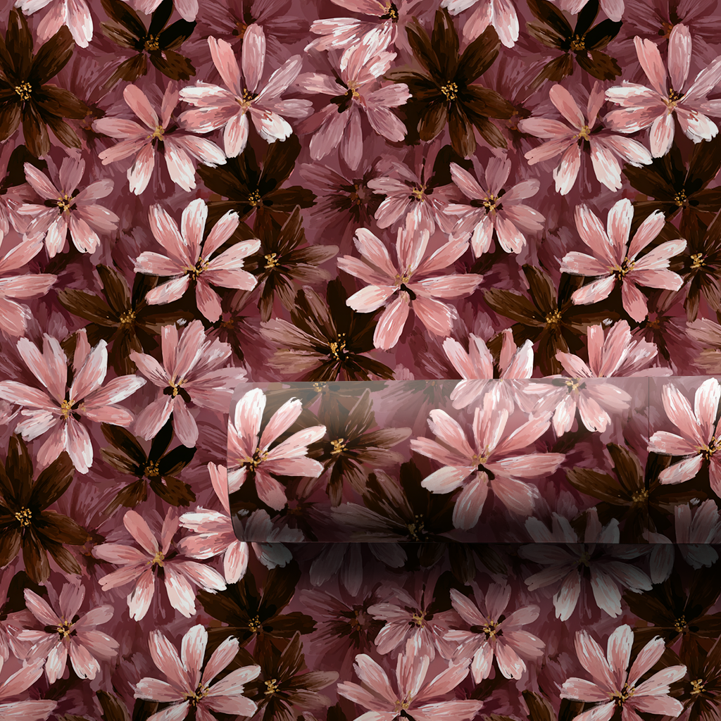 Rose Blush Bloom Wrapping Paper