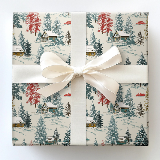 Frost and Fir Wrapping Paper