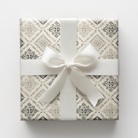 Porcelain Petals Wrapping Paper