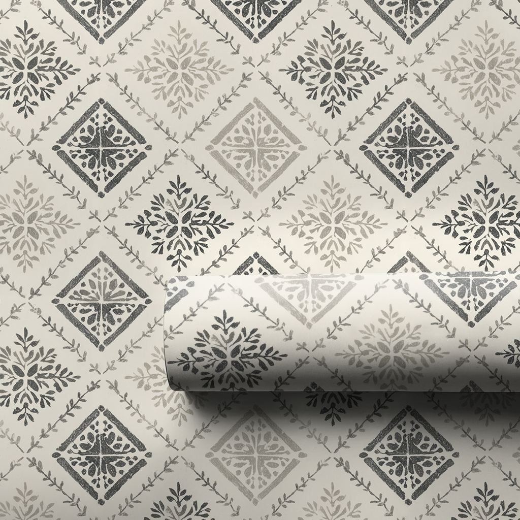 Porcelain Petals Wrapping Paper