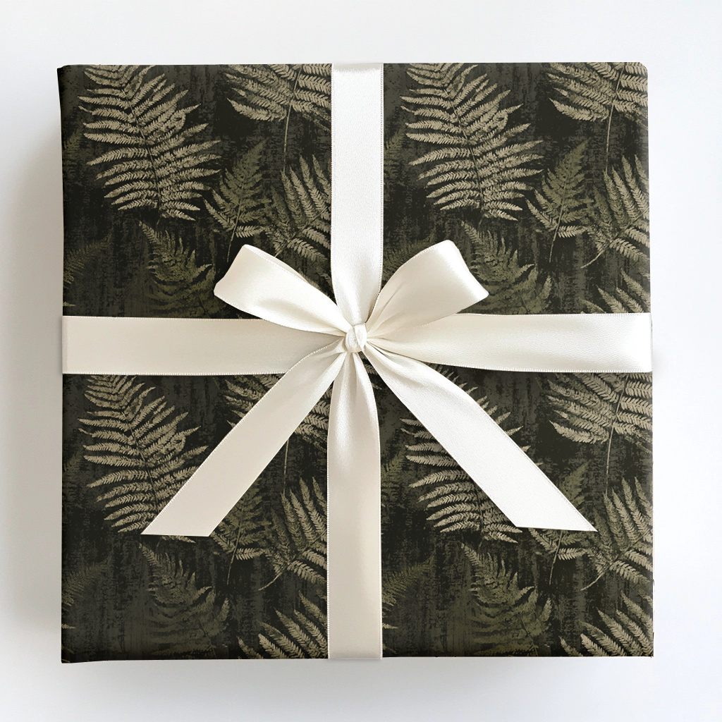 Verdant Leaves Wrapping Paper