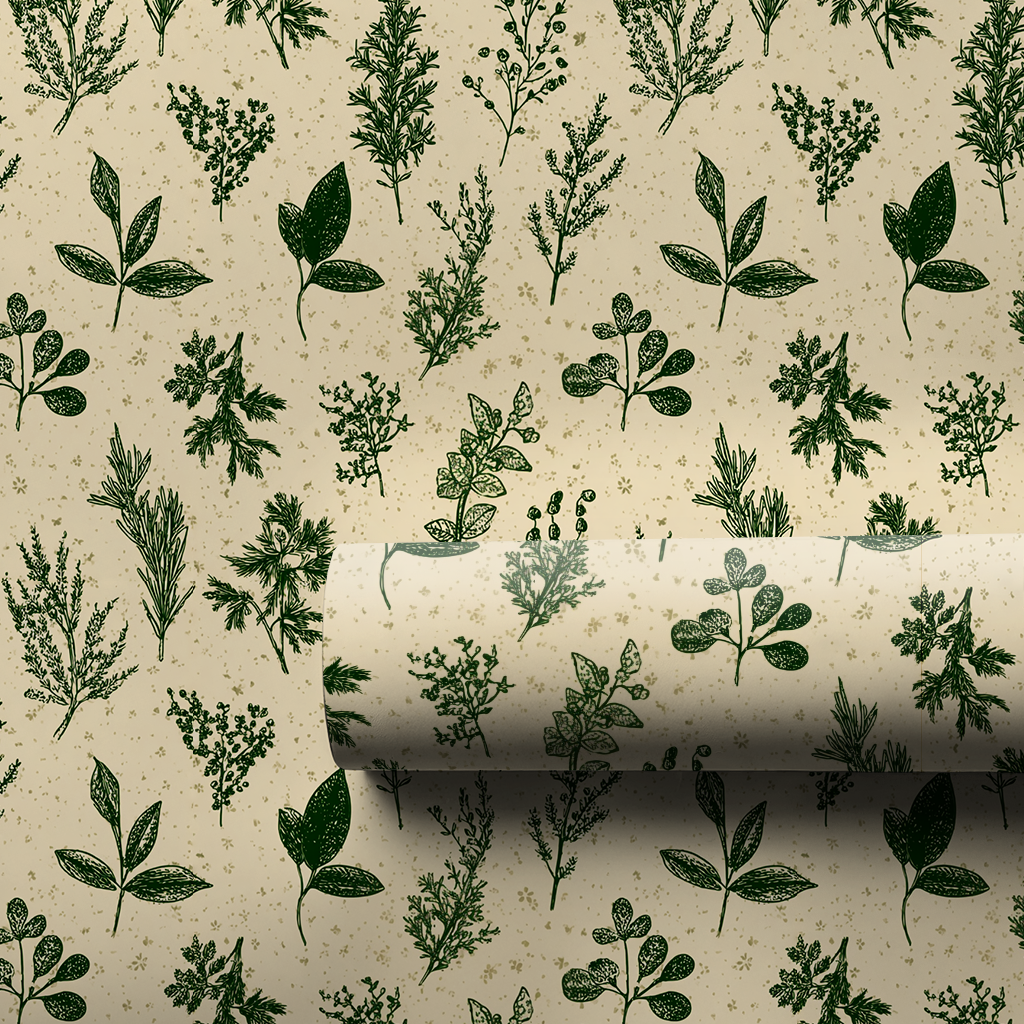 Green and Bright Wrapping Paper
