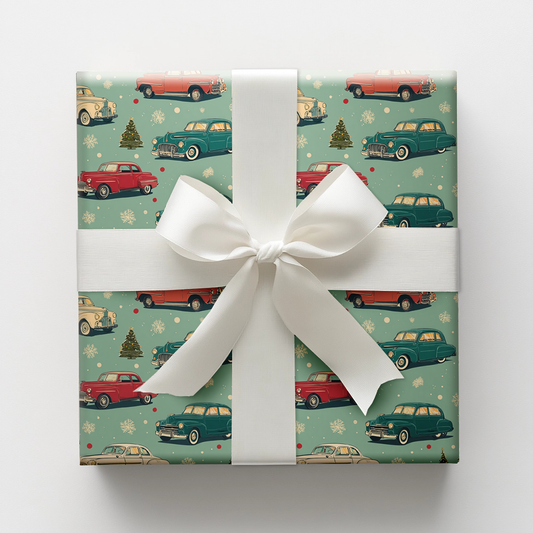 Christmas Cruisin Wrapping Paper