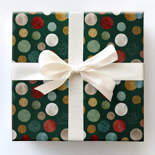 Evergreen Confetti Wrapping Paper