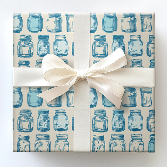 Marmalade Blue Wrapping Paper