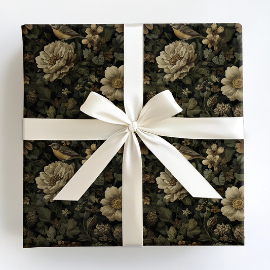 Antique Garden Wrapping Paper