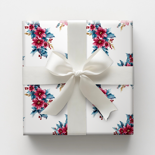 Canyonland Christmas Blooms Wrapping Paper