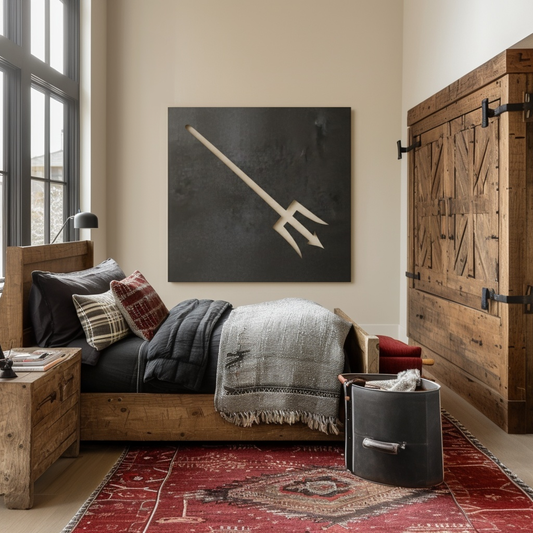 The Piercing Pitchfork - Metal Wall Art - Square Forge