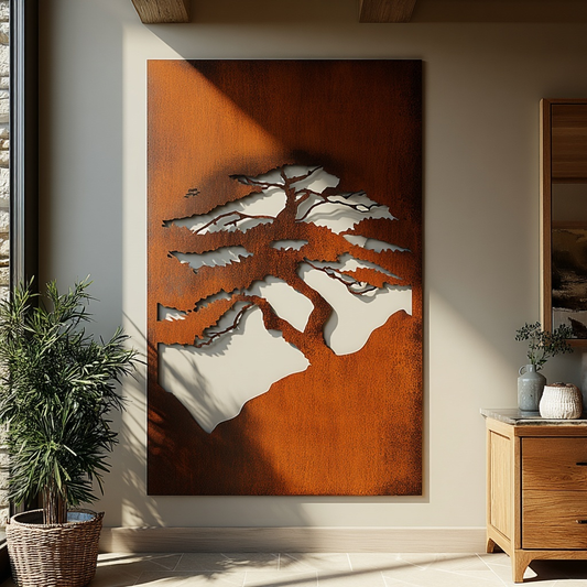 The Bonsai - Metal Wall Art