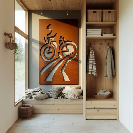 The Rouleur - Metal Wall Art