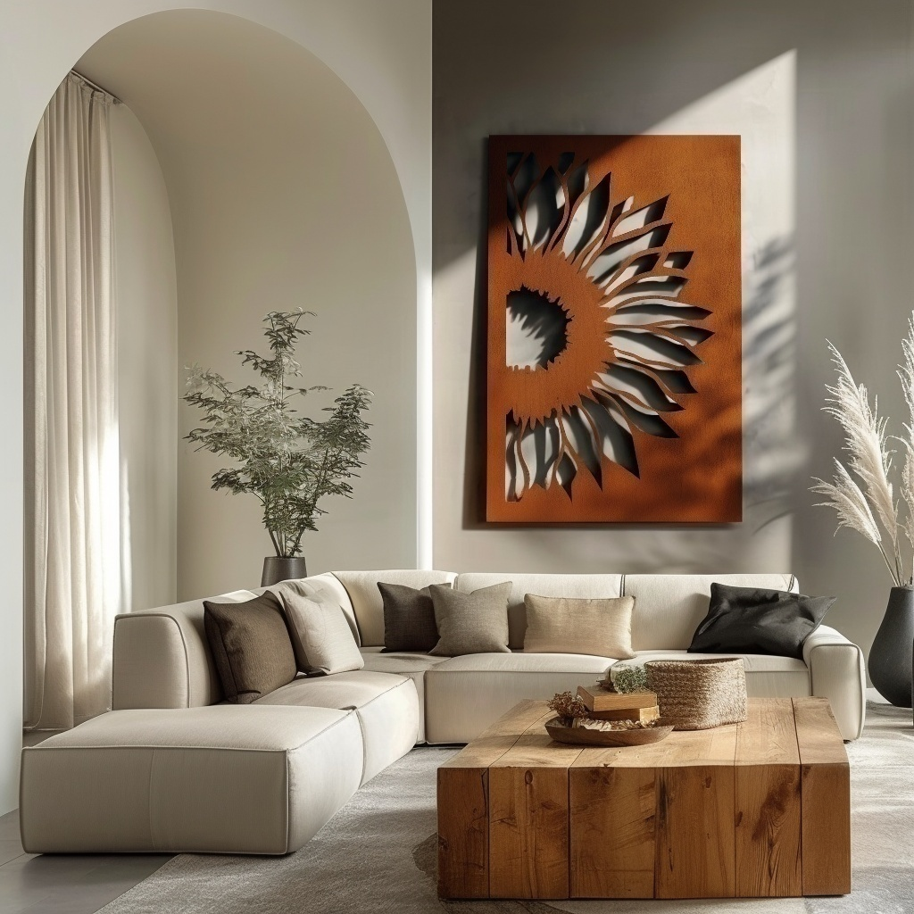 The Sunflower - Metal Wall Art