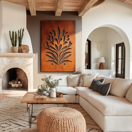 The Nordic Bloom - Metal Wall Art