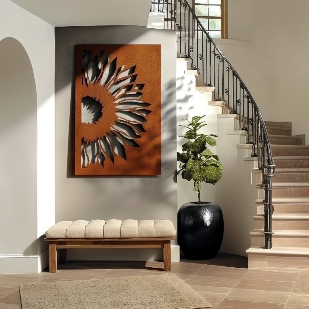 The Sunflower - Metal Wall Art