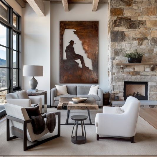 The Outpost - Metal Wall Art