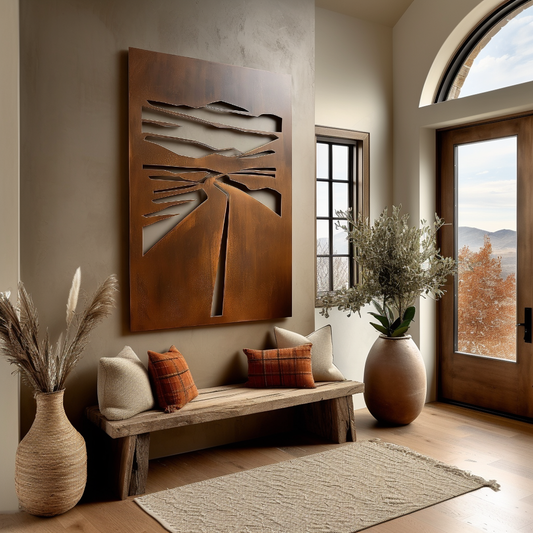 The Highway - Metal Wall Art