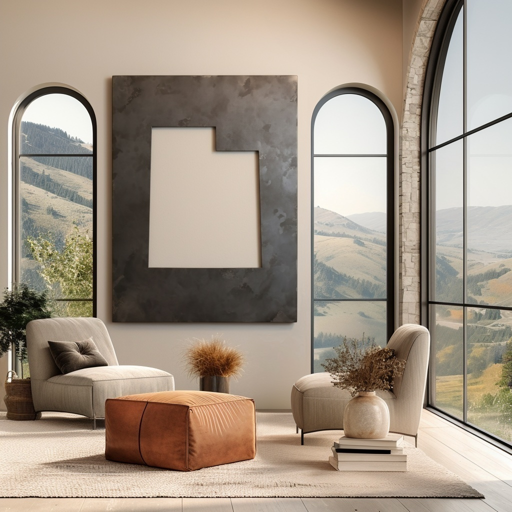 The Utah - Metal Wall Art