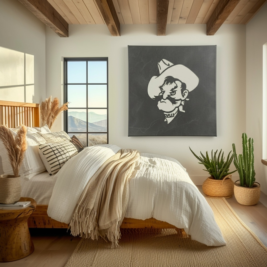 The Pete - Metal Wall Art - Square Slate