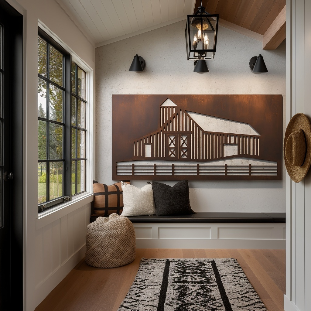 The Pennsylvania Barn - Metal Wall Art