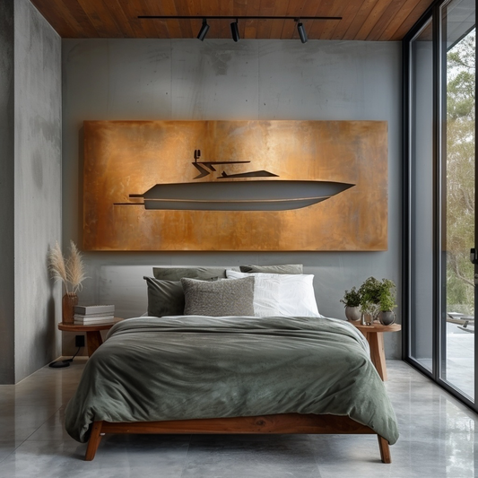 The Runabout - Metal Wall Art