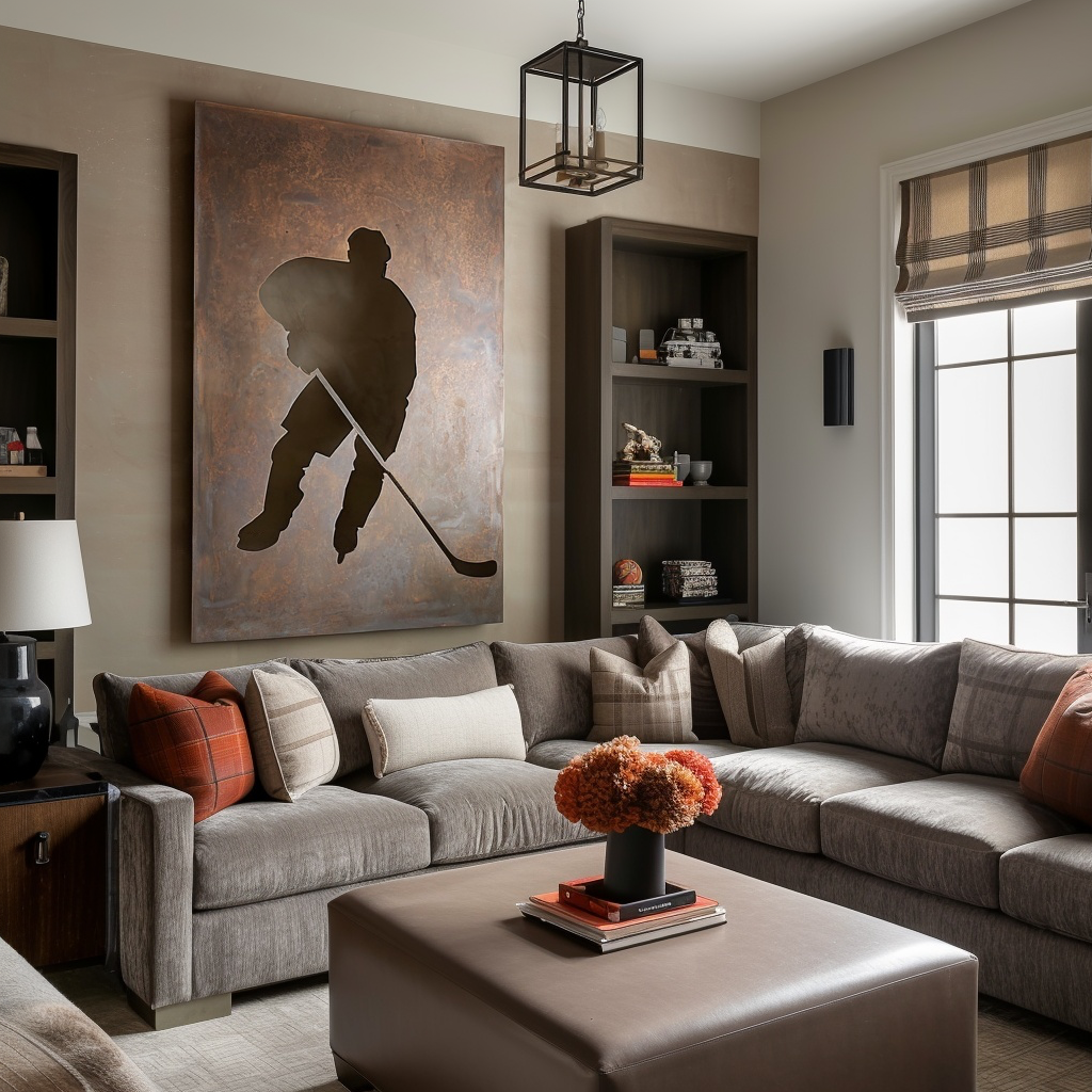 The Powerplay - Metal Wall Art