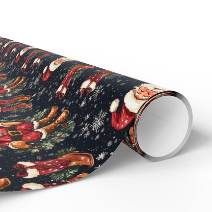 Country Claus Wrapping Paper