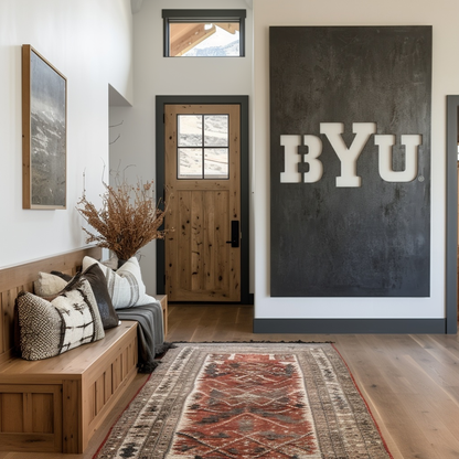 The BYU- Metal Wall Art - Portrait Slate