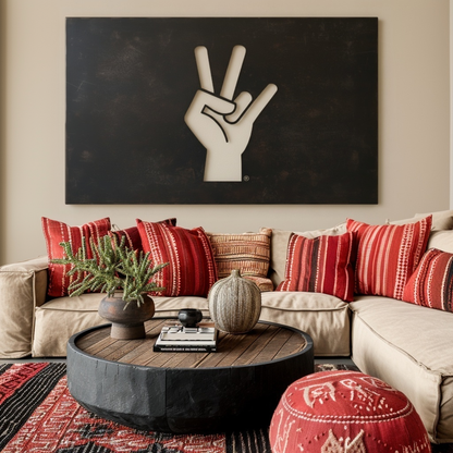 The Hand Fork- Metal Wall Art - Landscape Forge