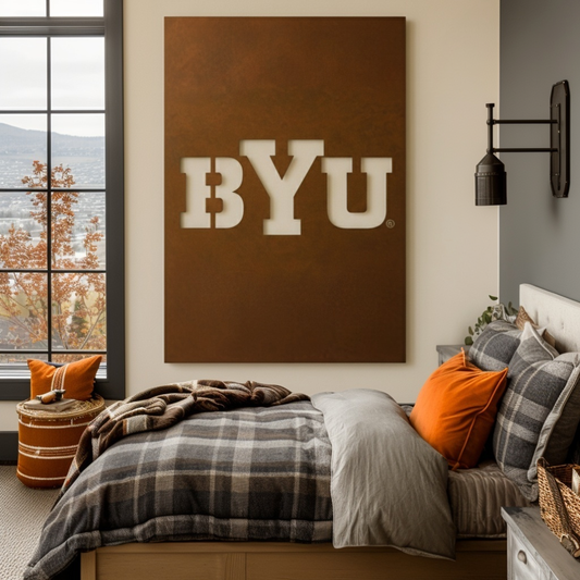 The BYU - Wall Art - Portrait Umber