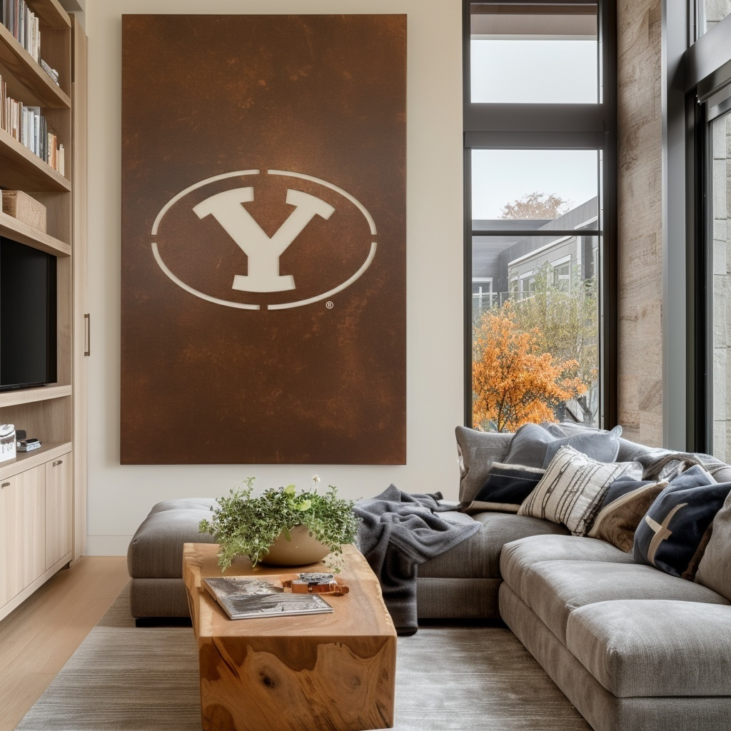 The Oval Y - Wall Art - Portrait Umber