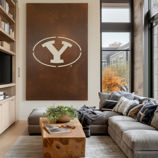 The Oval Y - Wall Art - Portrait Umber
