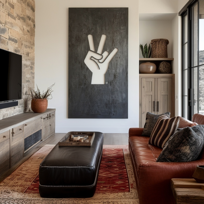 The Hand Fork - Wall Art - Portrait Slate