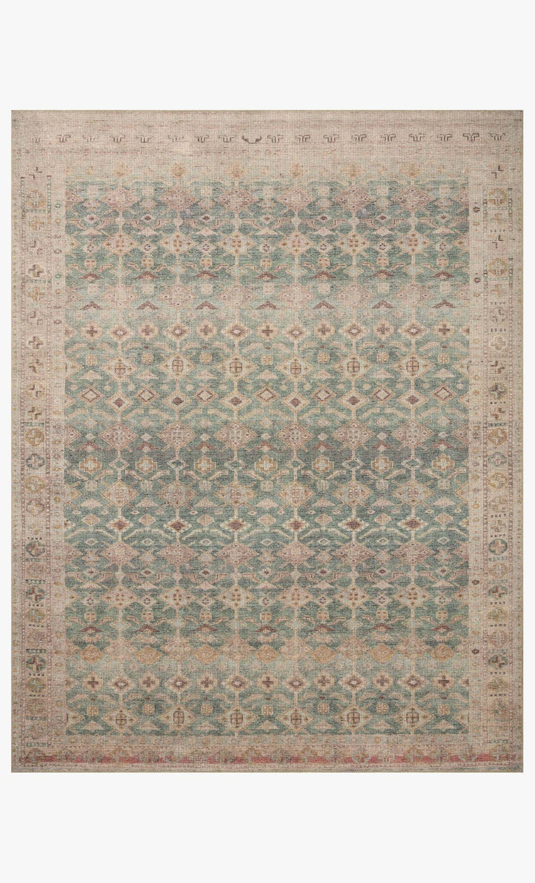 Arabella Aqua and Sand Rug