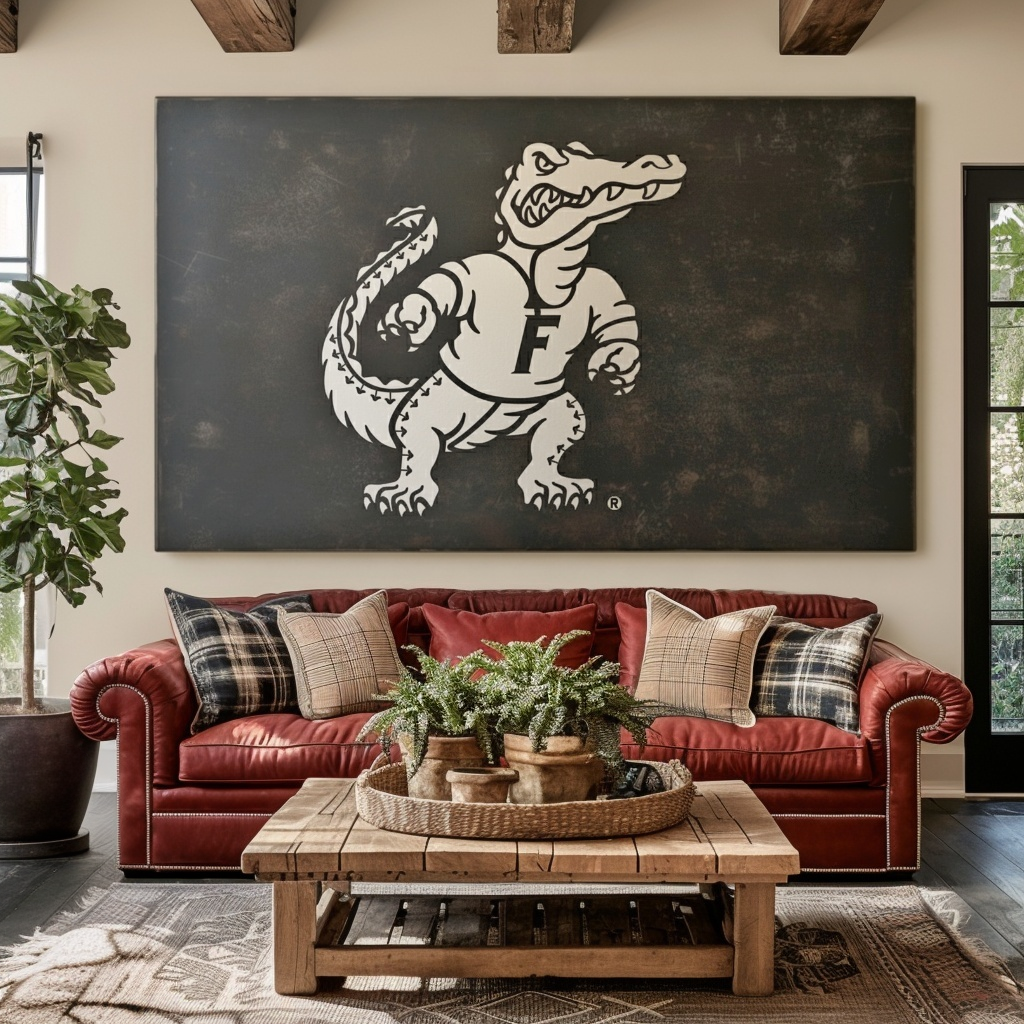 The Gator - Metal Wall Art - Landscape Slate