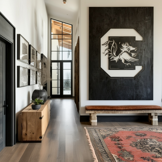 The Gamecock C - Wall Art - Portrait Forge