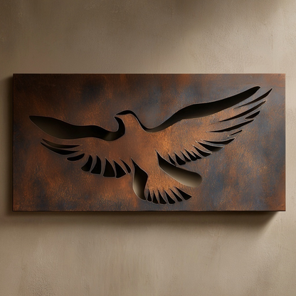 The Dove - Metal Wall Art