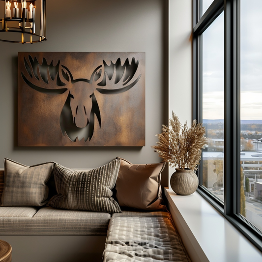 The Moose - Metal Wall Art