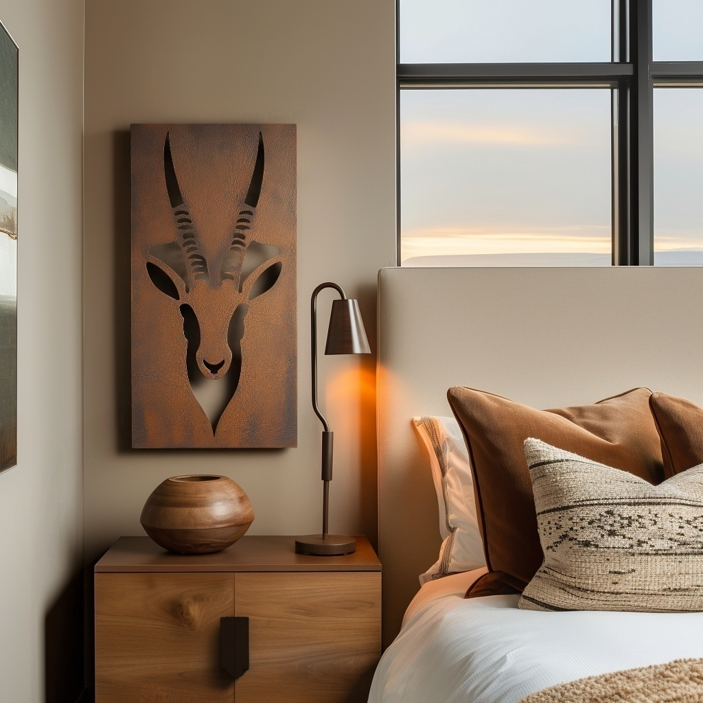 The Sable Antelope - Metal Wall Art