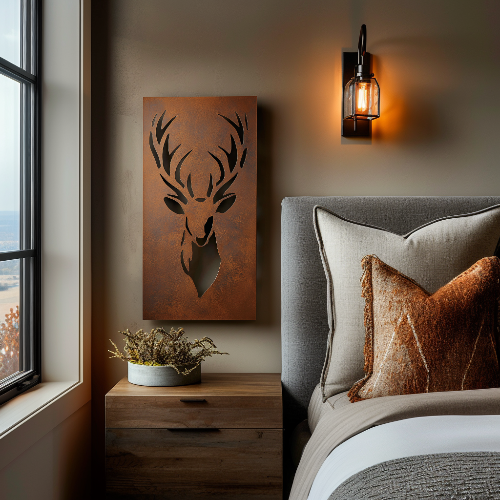 The Chital - Metal Wall Art