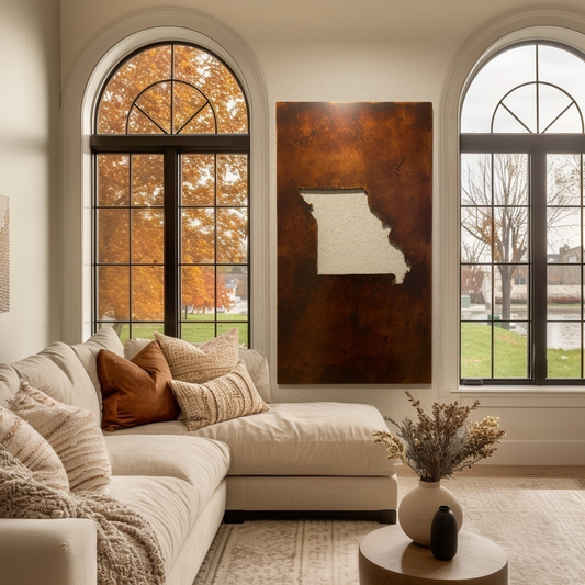 The Missouri - Metal Wall Art