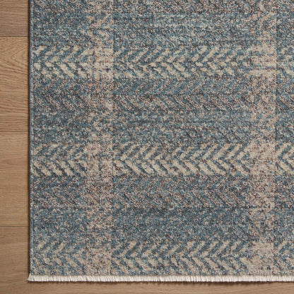 Eloise Blue & Beige Rug